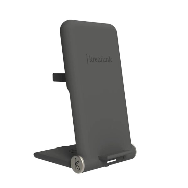 The Kreafunk ReCharge 3 in 1 charger in black