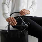 Memobottle A5 - flache Trinkflasche durchsichtig