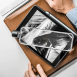 Trinklfasche Slim von Memobottle - transparent