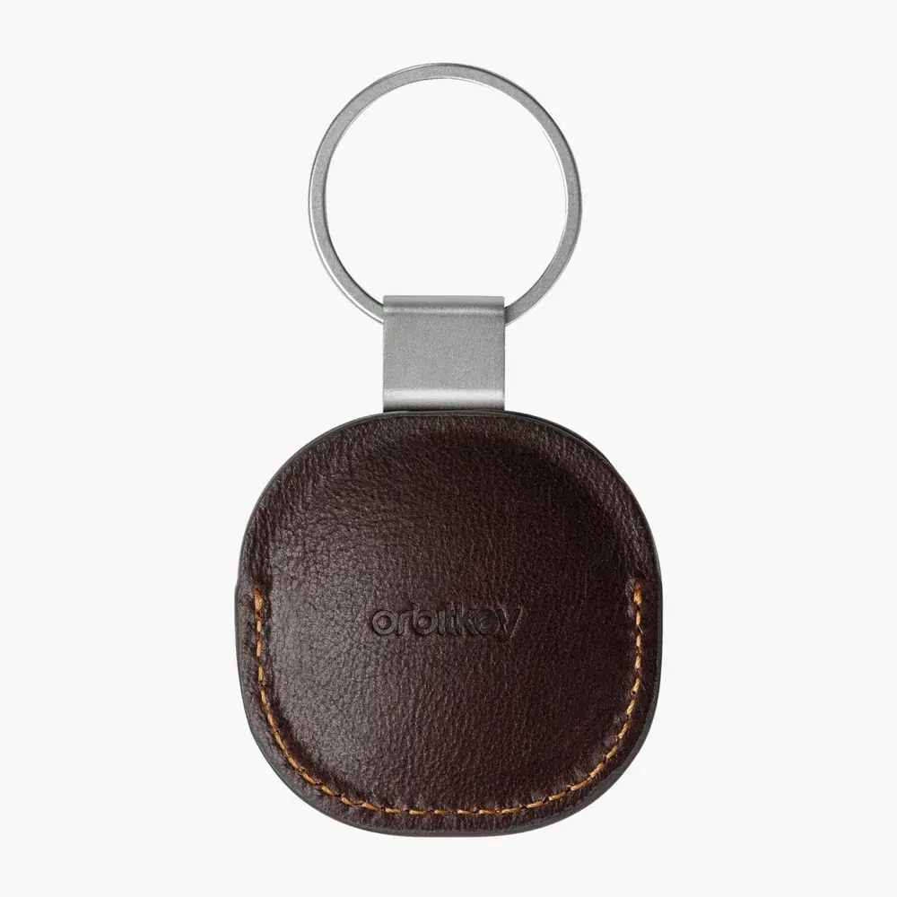 Airtag Apple - Leather Case in brown by Orbitkey
