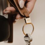 Orbitkey - Braun Loop Keychain - One Horizon