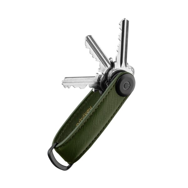 Key organizer Saffiano - Olive