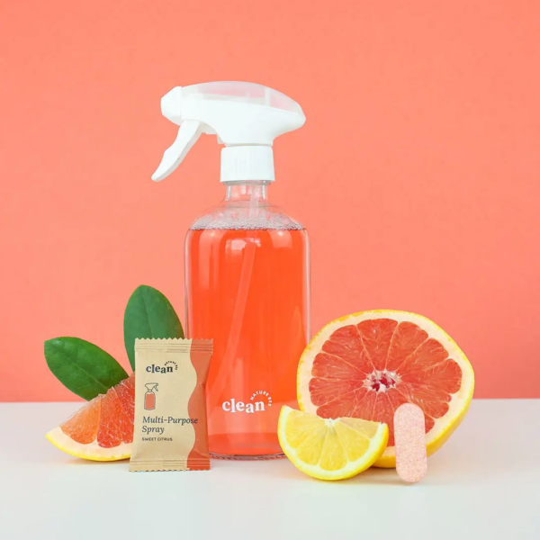 Various multi-purpose cleaning tablets - Sweet citrus fruits