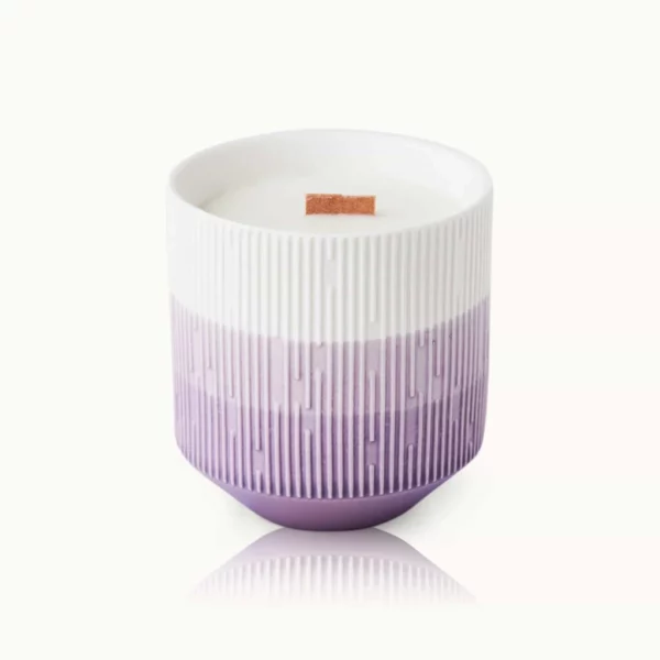 Candle in a glass - Violet