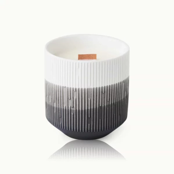 Candle in a glass - Black