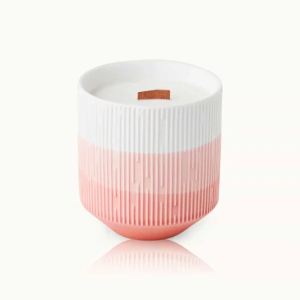 Kerze im Glas - Rosa