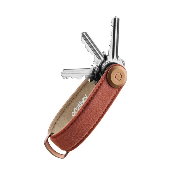 Waxed canvas key organizer