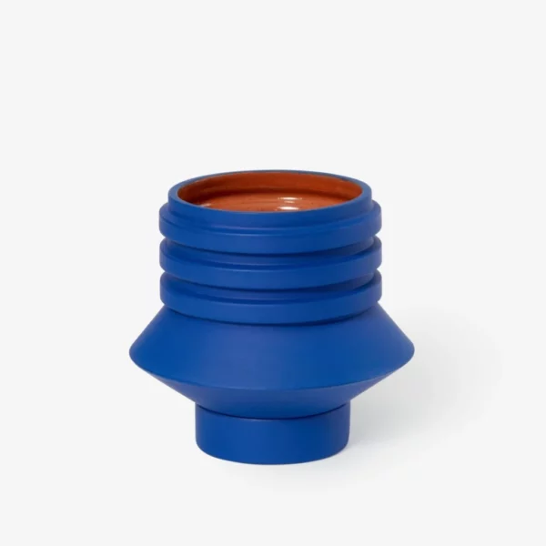 Areaware - Strata Pot de fleurs - Bleu