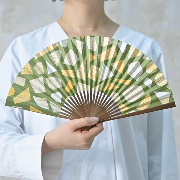Folding fan - Fan Fun Kyoto - Umo - Daidai