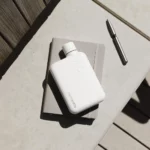 Memobottle A6 stainless steel drinking bottle white