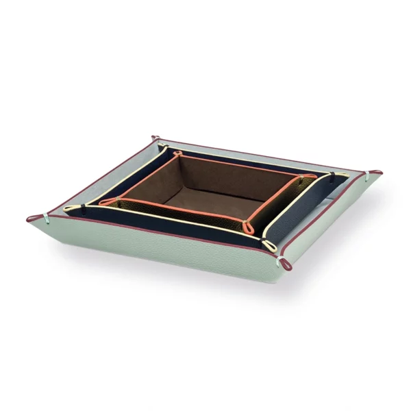 Remember Set de 3 Rangements en similicuir - Marbella