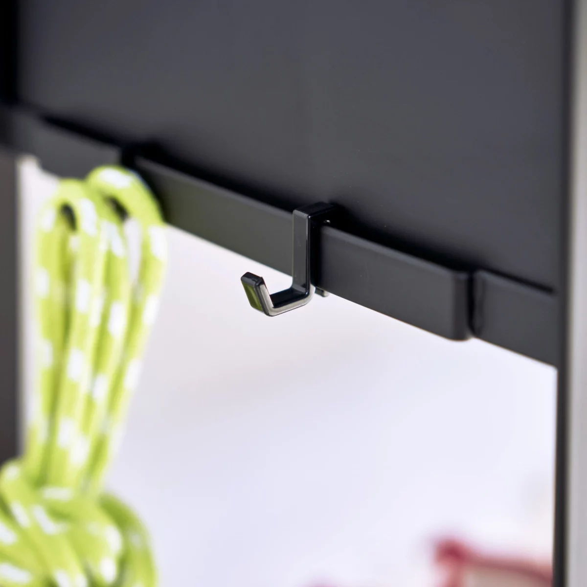 Yamazaki storage trolley with basket Tower black