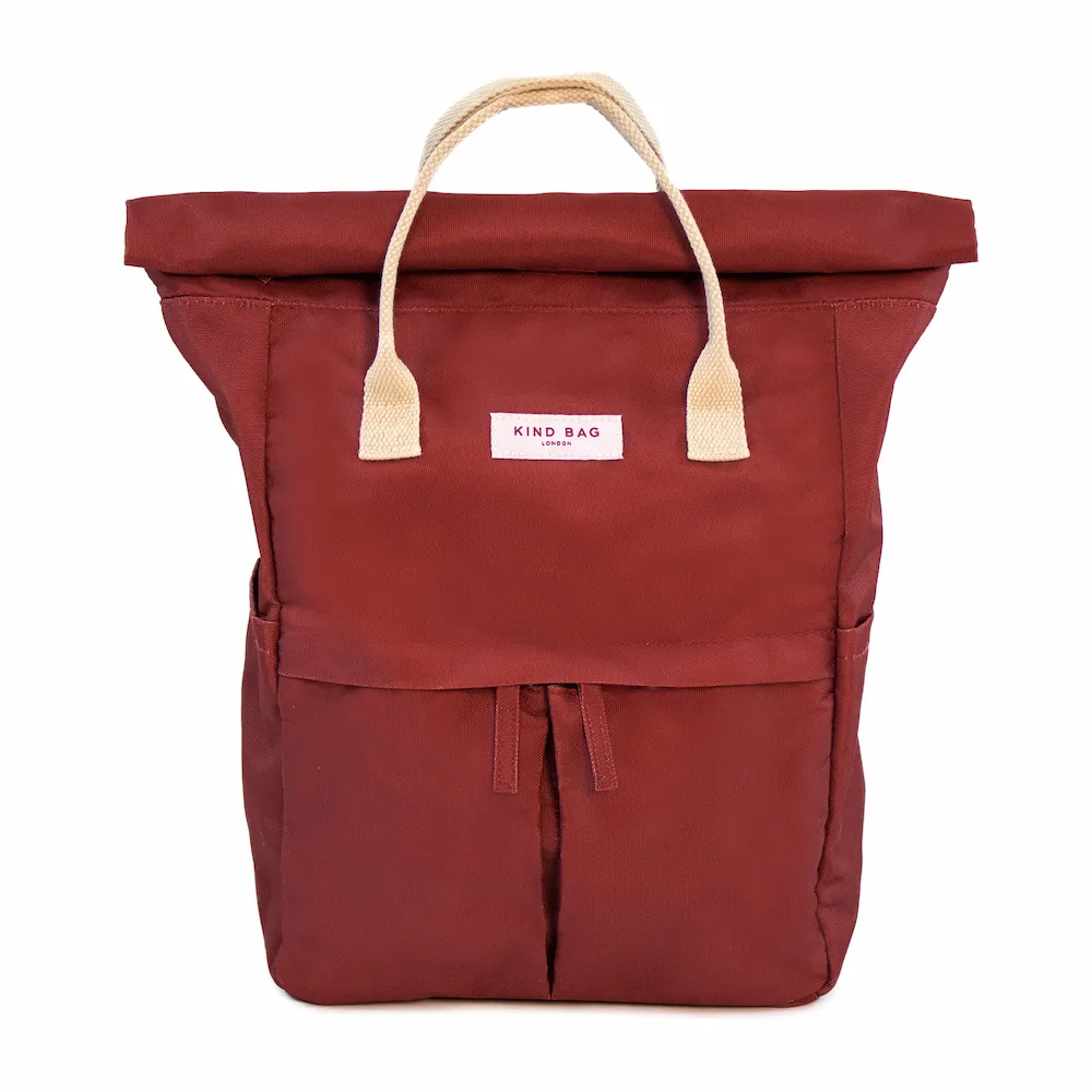 Kind Bag Backpack Medium Burgundy - Backpack