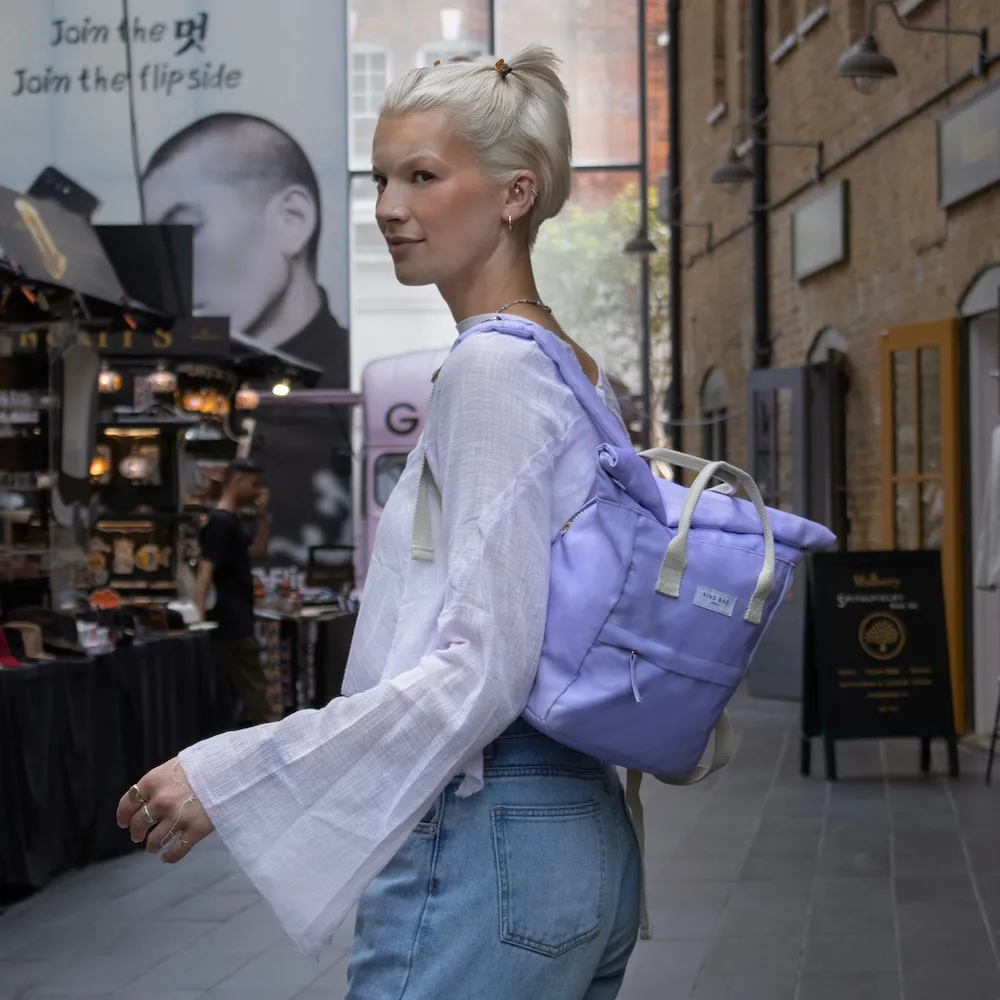 Kind Bag Backpack Lilac Violet - sac à dos compact aux couleurs vives