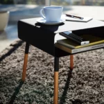 Yamazaki Beistelltisch Plain in schwarz