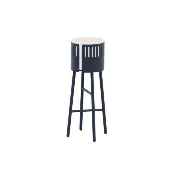 Flower pot stand - Midnight blue, Low