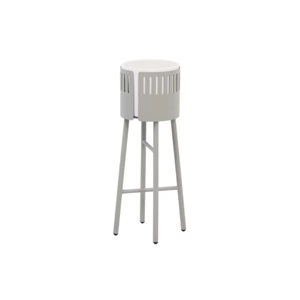 Flower pot stand - Gray, Low