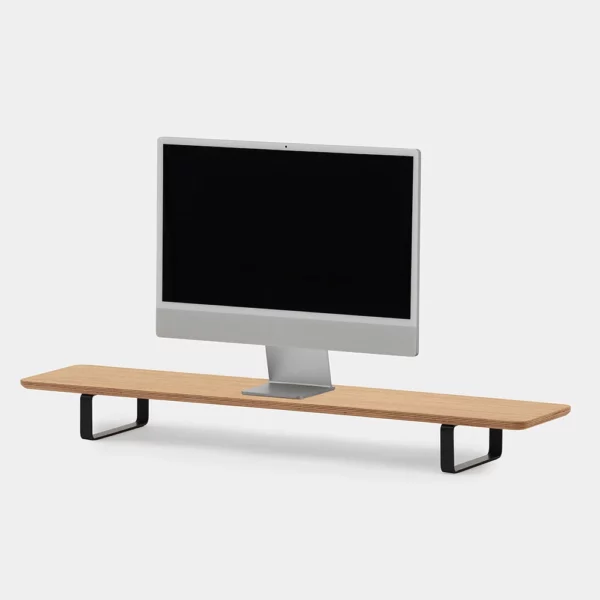 Desk Shelf - Black, Oak veneer
