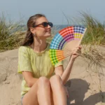 Remember Éventail à main Multicolore