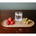 Kadastar wooden plate oval made of beech wood