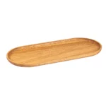 Kadastar wooden plate oval made of oak wood