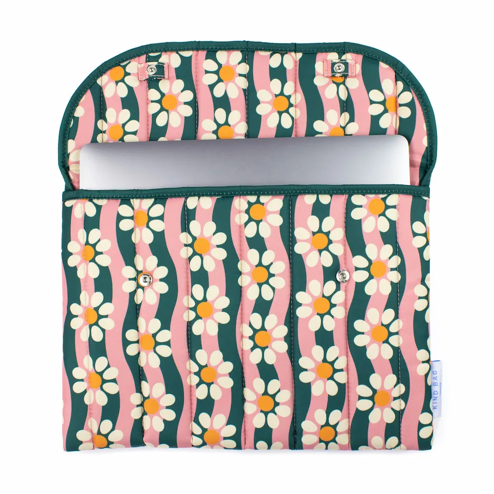 Kind Bag Laptop Sleeve Wavy Daisy