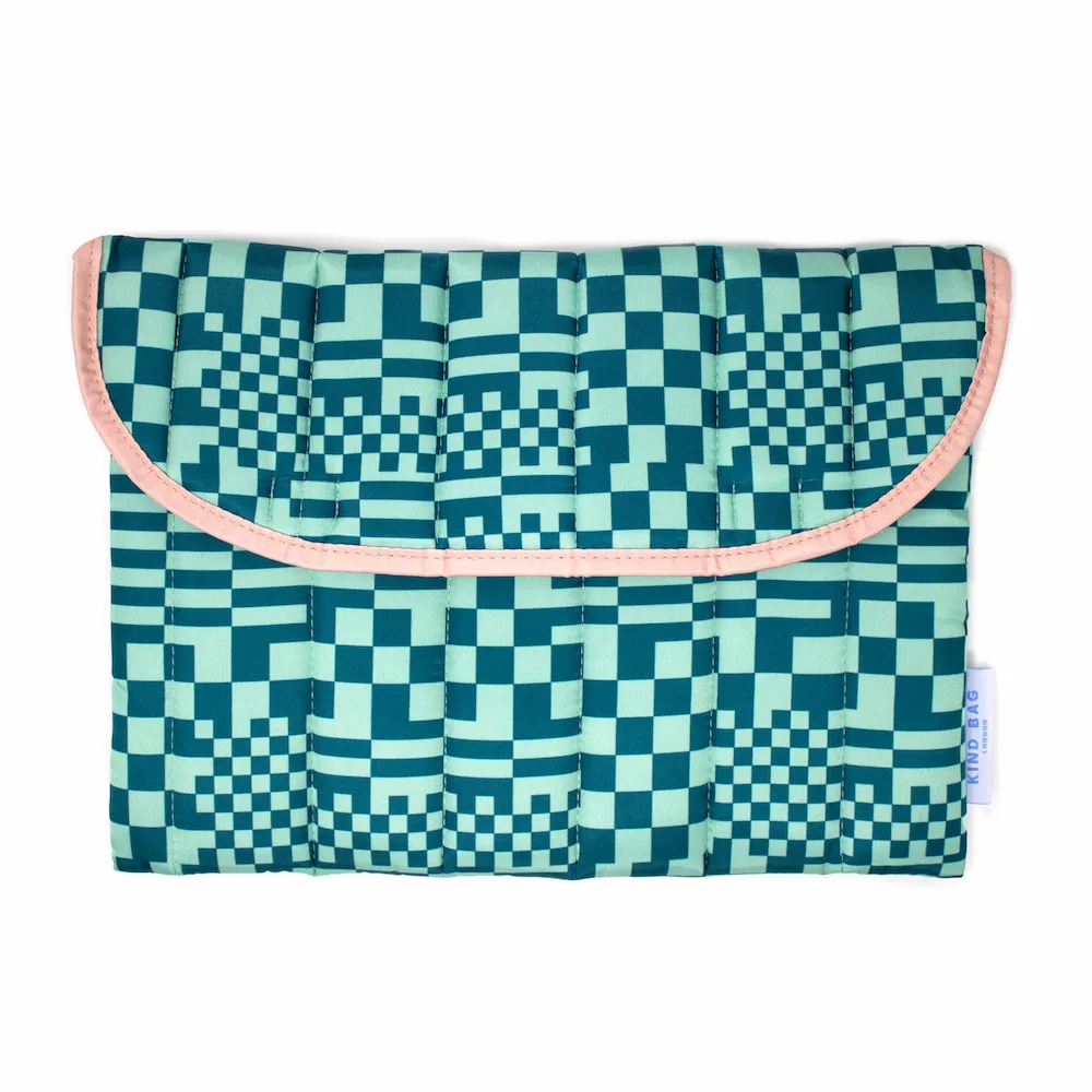 Kind Bag Laptop Sleeve Trippy Check