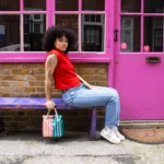 Sac à déjeuner Kind Bag - Bi-Colour Stripes