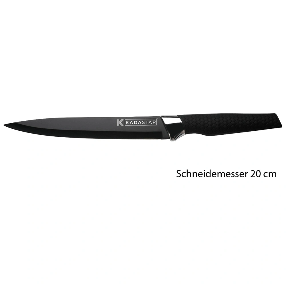 Kadastar Messer-Set - Professionelle Messer in schwarz