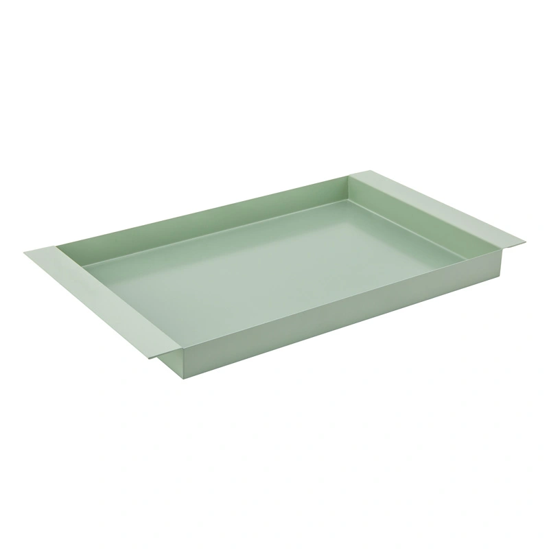 Remember metal tray Ryo large made of metal - Aquamarine