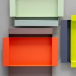 Remember metal tray Ryo large made of metal