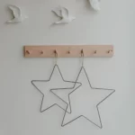 Eulenschnitt Couronne métallique étoile set de 2 pièces