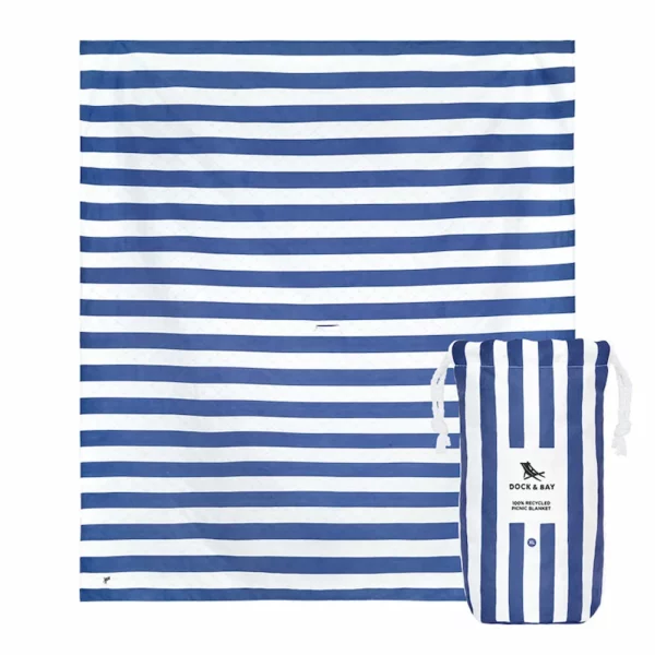 Dock&Bay Picknick-Decke Navy Blau