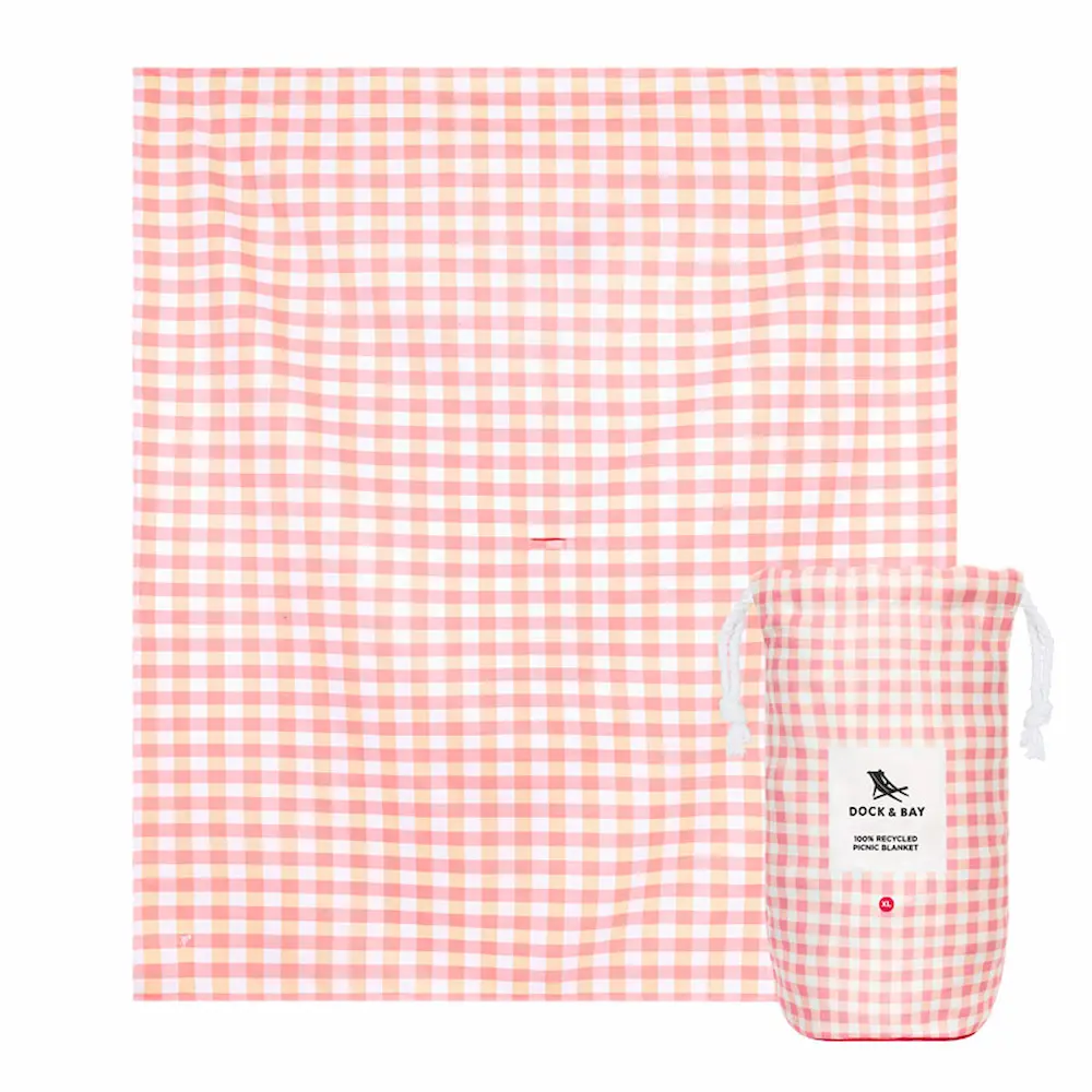 Dock&Bay picnic blanket Strawberry