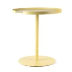 DesignBite table d'appoint minimaliste en métal jaune