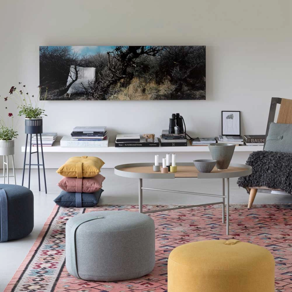 DesignBite Runder Pouf Sitzhocker