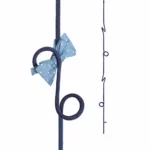 Blue rope coat rack from Peppermint Products - Switzerland