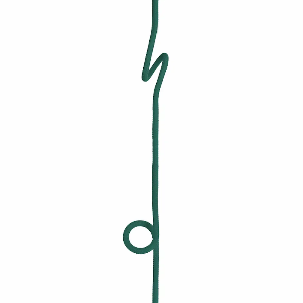 Rope coat rack from Peppermint Products in green