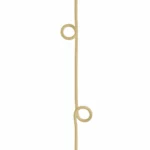 Rope coat rack from Peppermint Products in sand