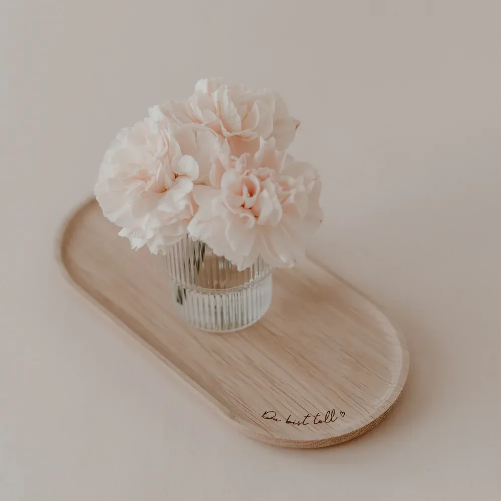 Plateau Eulenschnitt - Tu es formidable - Avec vase