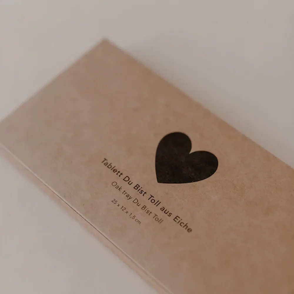 Plateau Eulenschnitt - Tu es formidable - en chêne