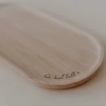 Plateau Eulenschnitt - Tu es formidable - en chêne - gravure