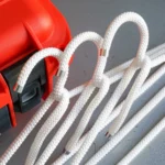 Peppermint Products Cintre en corde blanc