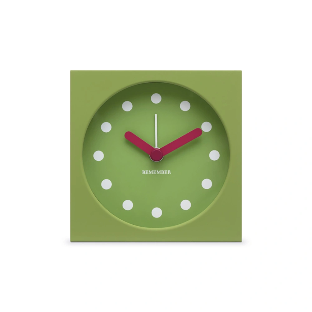 Remember Tischuhr mit Wecker - Garden Grün