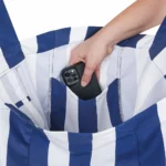 Travel Tote Bag von Dock & Bay - Navy Blau mit Innentasche