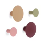 Remember Crochets muraux (set de 4) Fuchsia