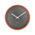 Remember Wanduhr Cocoa Braun und Orange