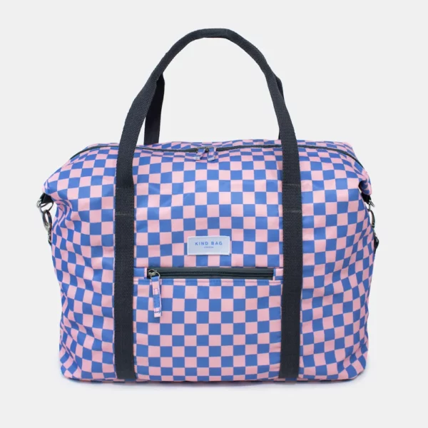 Weekender - Checkerboard - Rose+Blue