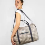 Kind Bag Weekender Tasche Dogtooth Braun