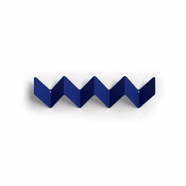 ZIGZAG wall coat rack - Blue